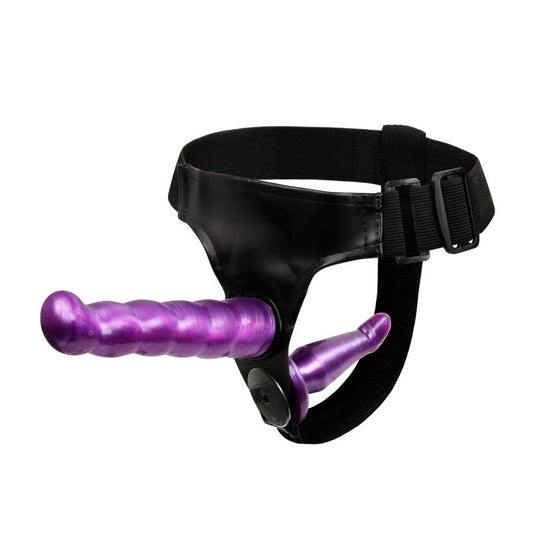 BAILE - LILAC FEMALE ANAL AND VAGINAL HARNESS GPOINT 17 CM