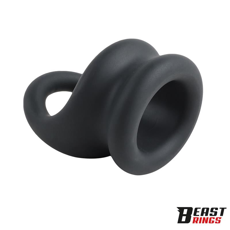 BEAST RINGS - DOUBLE PENIS RING LIQUID SILICONE 27/30 MM