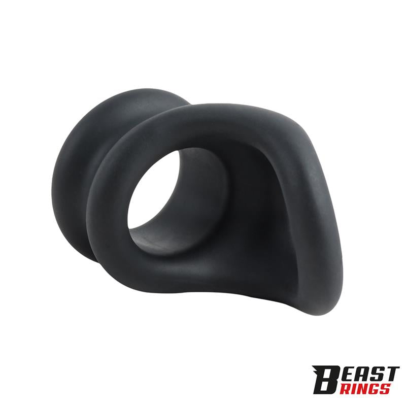 BEAST RINGS - DOUBLE PENIS RING LIQUID SILICONE 27/30 MM