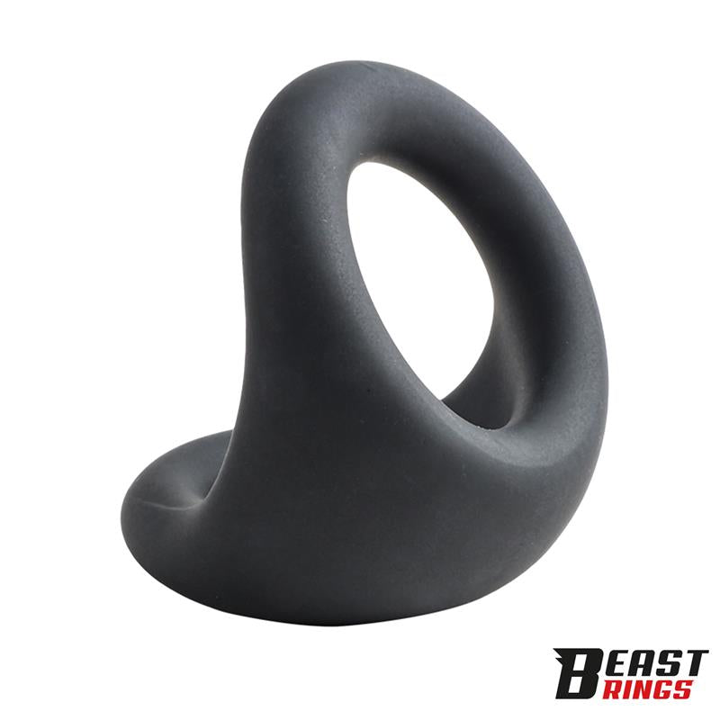 BEAST RINGS - DOUBLE PENIS RING LIQUID SILICONE 27/30 MM