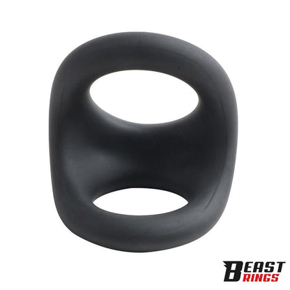 BEAST RINGS - DOUBLE PENIS RING LIQUID SILICONE 27/30 MM