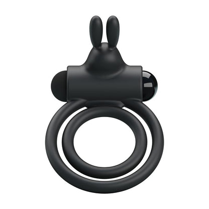 PRETTYLOVE - DOUBLE PENIS RING WITH VIBRATION OSMOND