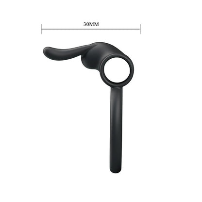 PRETTYLOVE - DOUBLE PENIS RING WITH VIBRATION OSMOND
