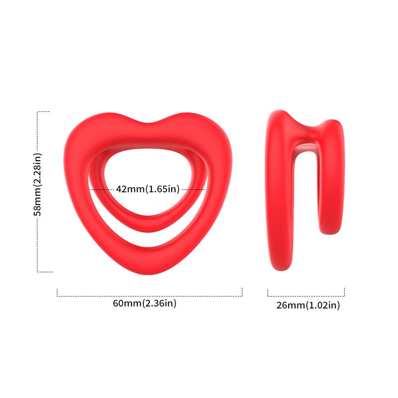 URBAN SKY - DOUBLE PENIS RING
