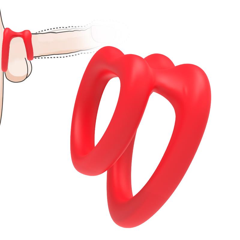 URBAN SKY - DOUBLE PENIS RING