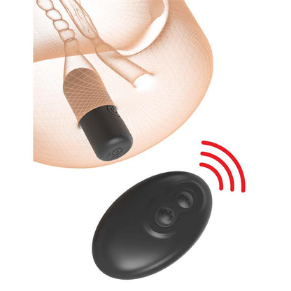 PDX PLUS+ - DOUBLE POUNDER VIBRATING SQUEEZE STROKER