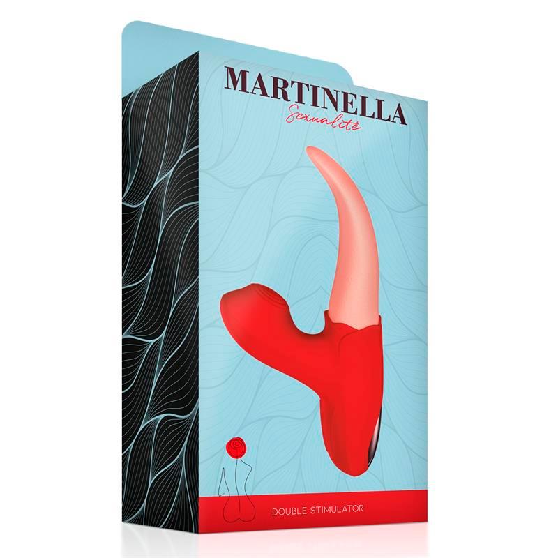 MARTINELLA - DOUBLE STIMULATOR CRAZY TONGUE AND PULSATION