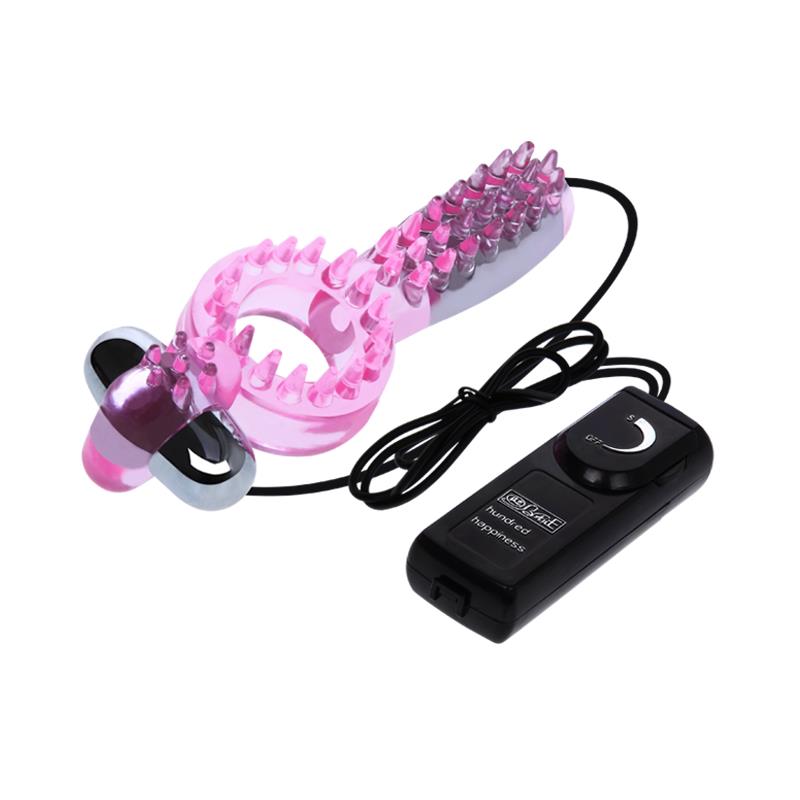 BAILE - DOUBLE VIBRATING COCK RING COUPLE COLLECTION PINK