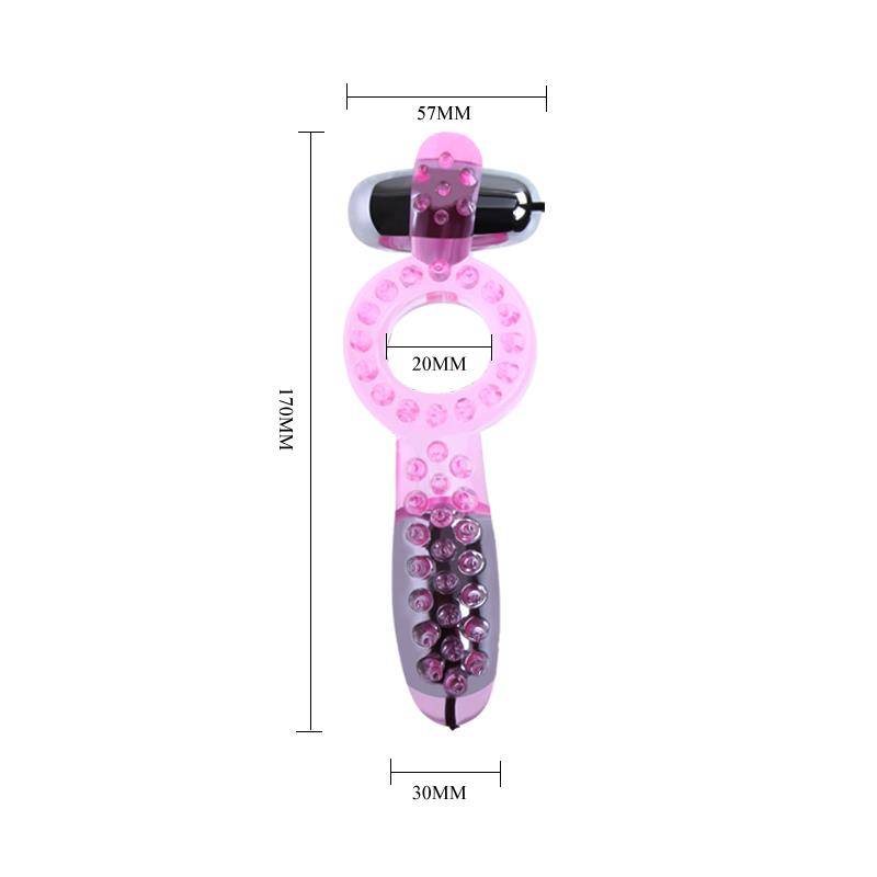 BAILE - DOUBLE VIBRATING COCK RING COUPLE COLLECTION PINK