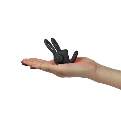 LOVETOY - DOUBLE VIBRATING COCKRING POWER CLIT DUO BLACK