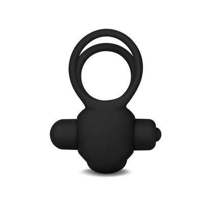 LOVETOY - DOUBLE VIBRATING COCKRING POWER CLIT DUO BLACK