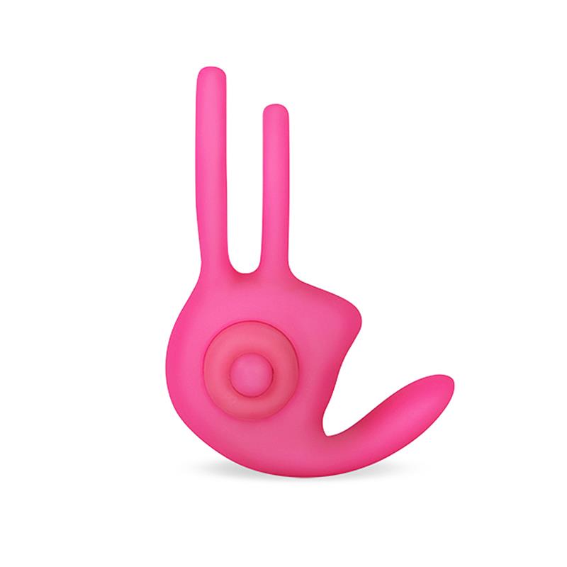 LOVETOY - DOUBLE VIBRATING COCKRING POWER CLIT DUO PINK