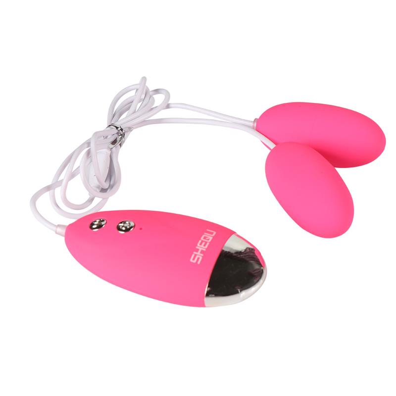 SHEQU - DOUBLE VIBRATING EGG SILICONE YUESI