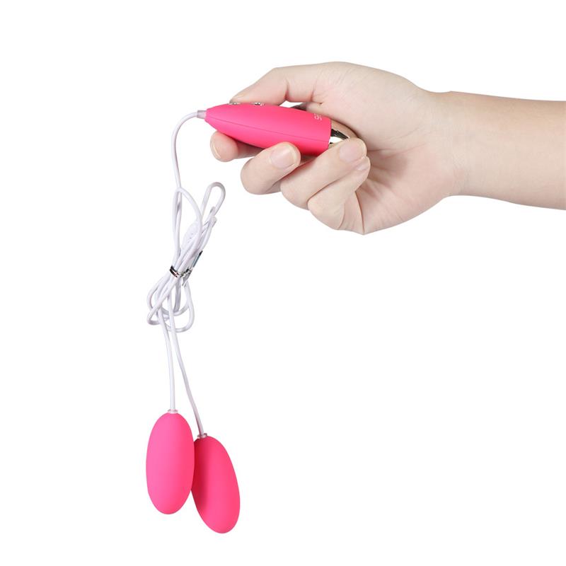 SHEQU - DOUBLE VIBRATING EGG SILICONE YUESI