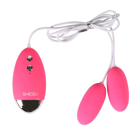 SHEQU - DOUBLE VIBRATING EGG SILICONE YUESI