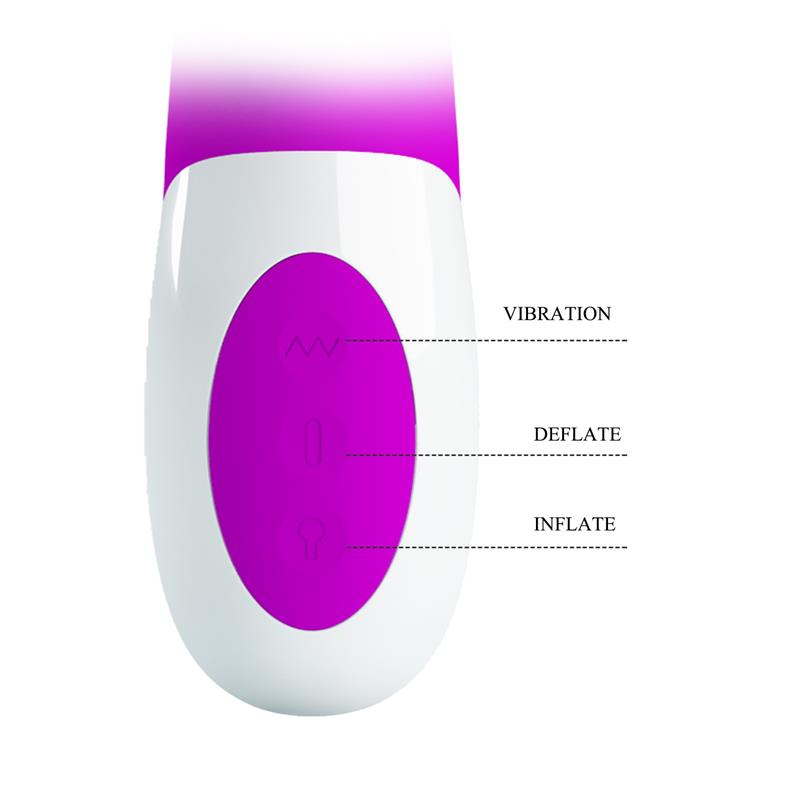 PRETTYLOVE - DOUGLAS VIBRATOR WITH INFLATABLE FUNCTION
