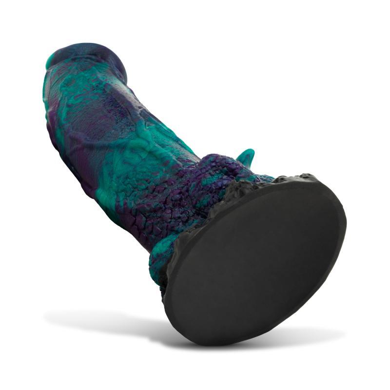 MYTHICAL MATES - DRAGONFLY DILDO PURPLE AND GREEN 22.6 CM - 8.9