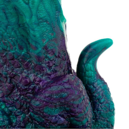 MYTHICAL MATES - DRAGONFLY DILDO PURPLE AND GREEN 22.6 CM - 8.9