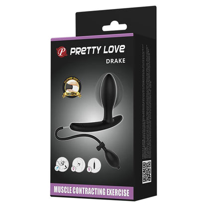 PRETTYLOVE - DRAKE MANUAL INFLATABLE ANAL PLUG