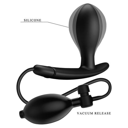 PRETTYLOVE - DRAKE MANUAL INFLATABLE ANAL PLUG