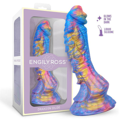DILDOX BY ENGILY ROSS - DRAKEON LIQUID SILICONE DILDO 18 CM