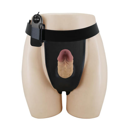 PRETTYLOVE - DRAVEN HARNESS WITH HOLLOW VIBRATING DILDO