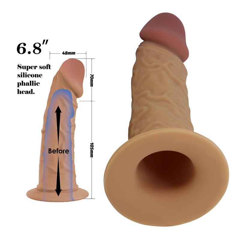 PRETTYLOVE - DRAVEN HARNESS WITH HOLLOW VIBRATING DILDO