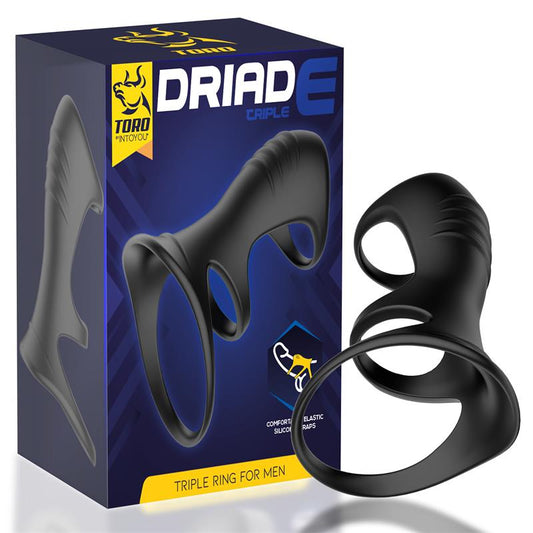 MINOTHOR - DRIADE TRIPLE RING FOR MEN SILICONE