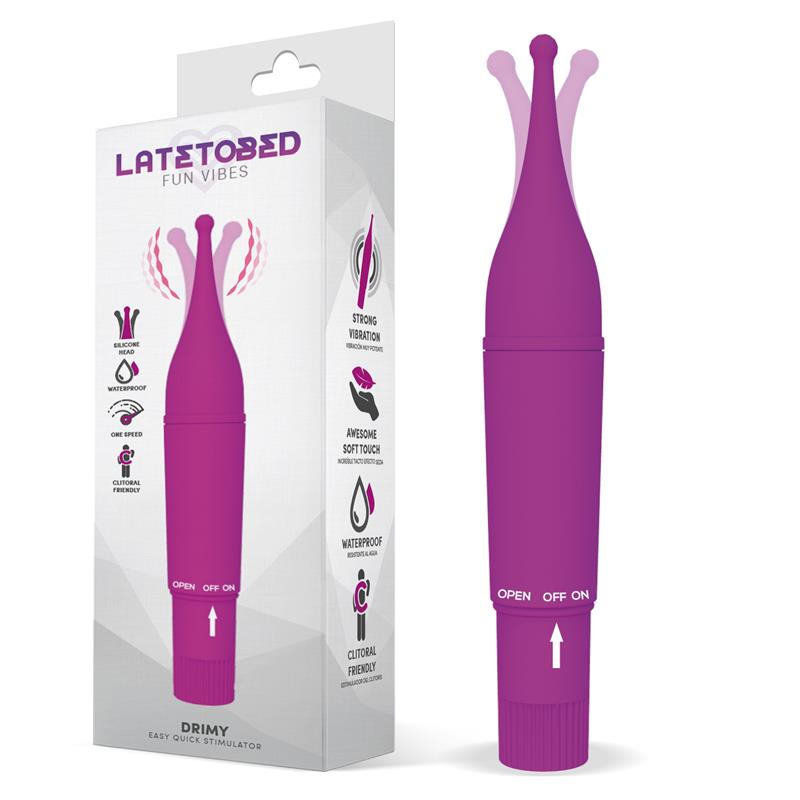 LATETOBED - DRIMY EASY QUICK STIMULATOR SILICONE PURPLE