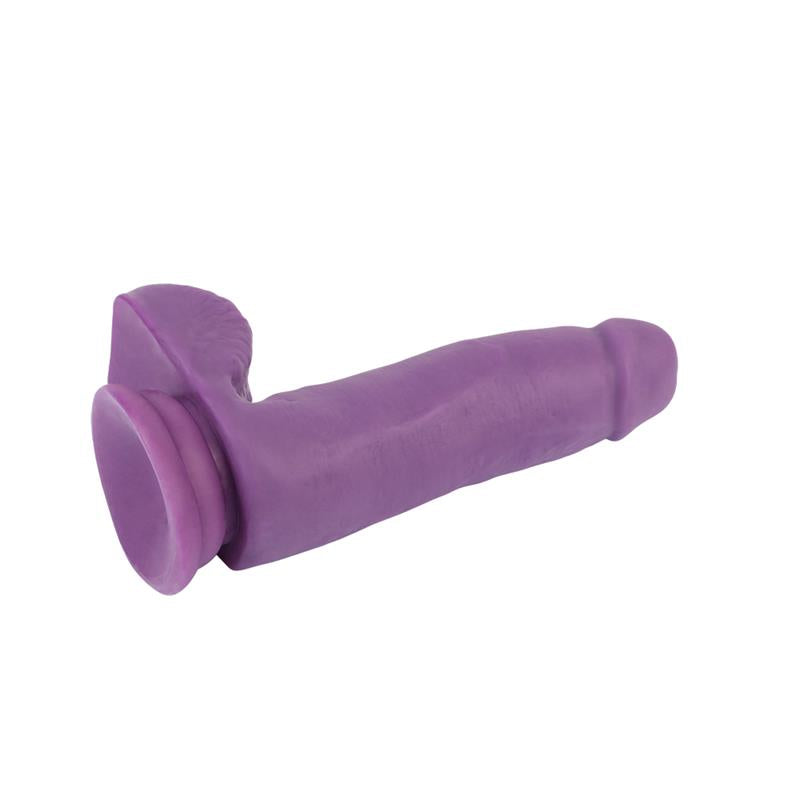 CHISA - DUAL DENSITY DILDO PURPLE 6.7