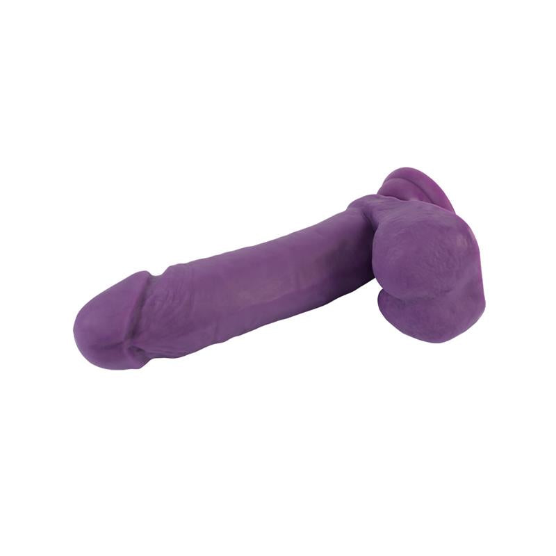 CHISA - DUAL DENSITY DILDO PURPLE 7.6