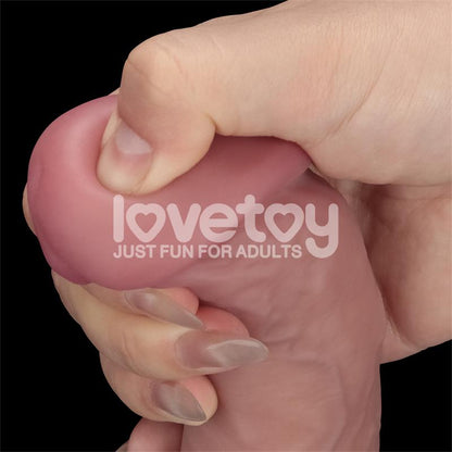 LOVETOY - DUAL DENSITY DILDO WITH VIBRATION 8