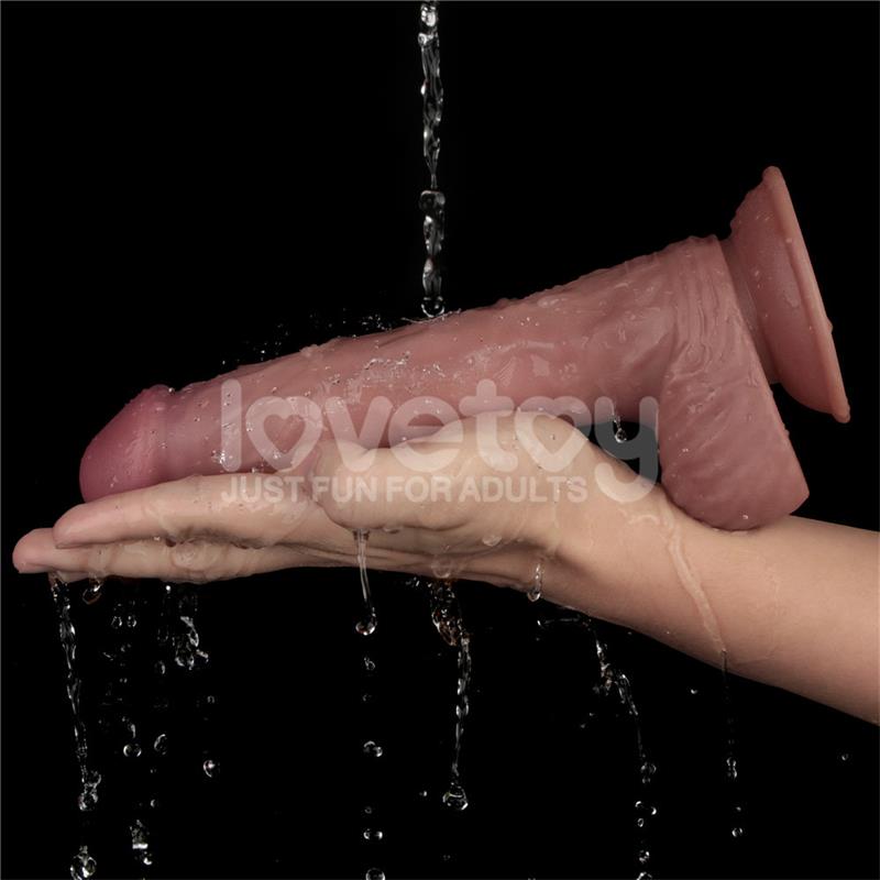 LOVETOY - DUAL DENSITY DILDO WITH VIBRATION 9