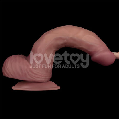 LOVETOY - DUAL DENSITY DILDO WITH VIBRATION 9