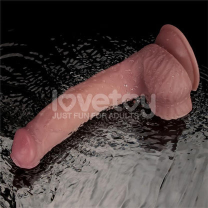 LOVETOY - DUAL DENSITY DILDO WITH VIBRATION 9