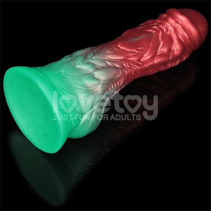 LOVETOY - DUAL DENSITY SILICONE INFLATABLE DILDO 8