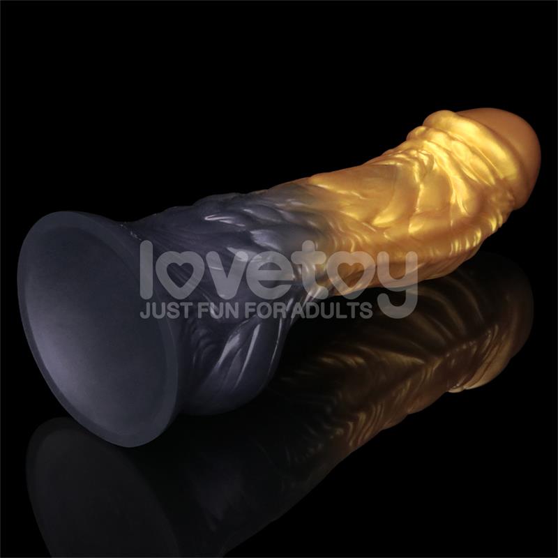 LOVETOY - DUAL DENSITY SILICONE INFLATABLE DILDO 8