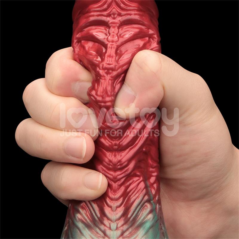 LOVETOY - DUAL DENSITY SILICONE INFLATABLE DILDO 8