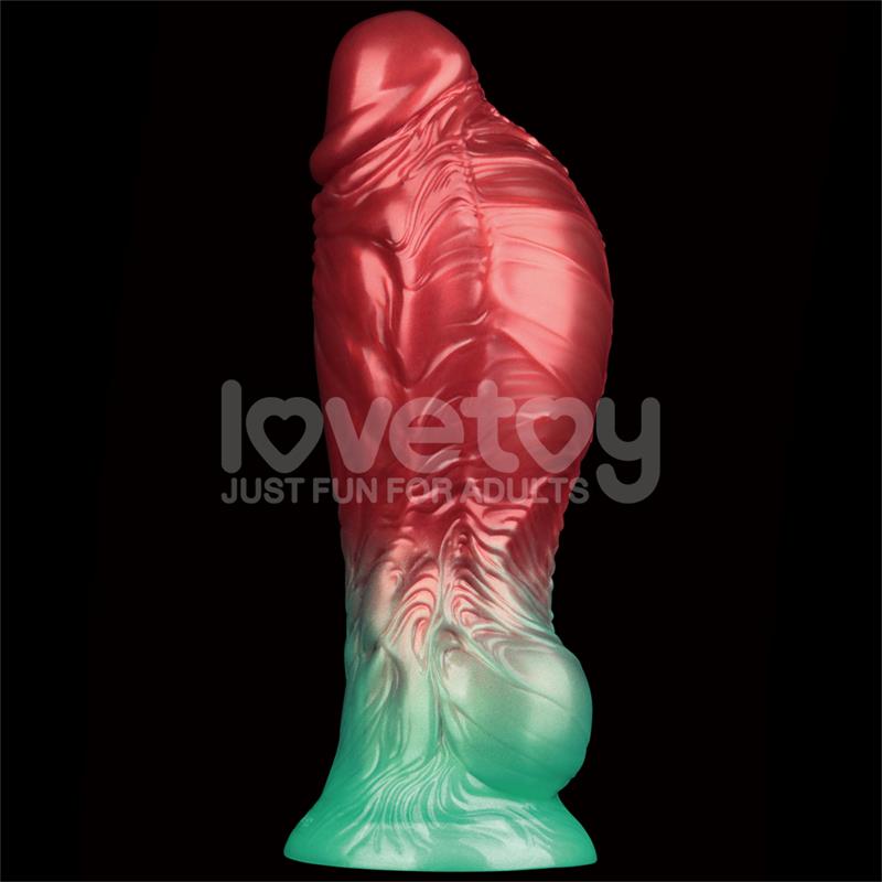 LOVETOY - DUAL DENSITY SILICONE INFLATABLE DILDO 8