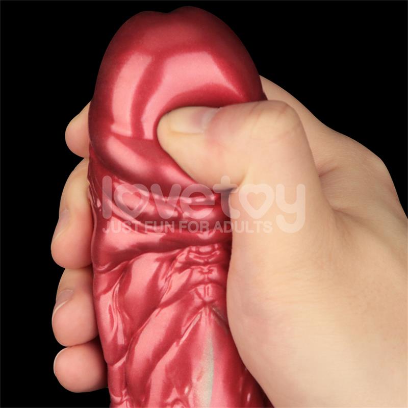 LOVETOY - DUAL DENSITY SILICONE INFLATABLE DILDO 8