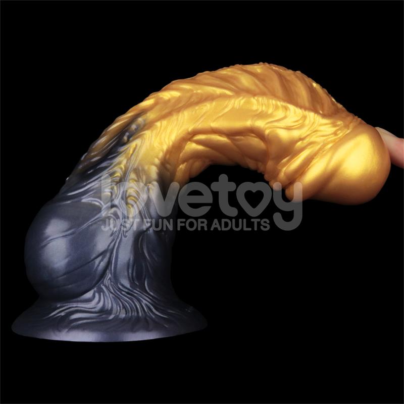 LOVETOY - DUAL DENSITY SILICONE INFLATABLE DILDO 8