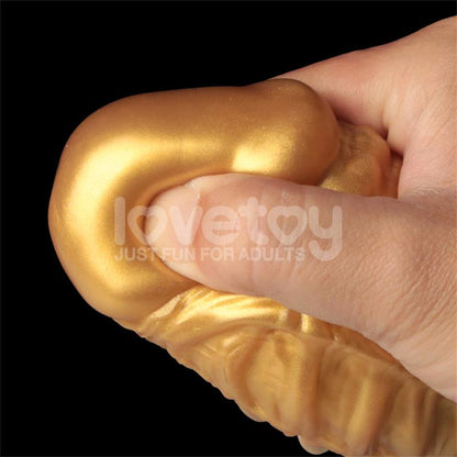 LOVETOY - DUAL DENSITY SILICONE INFLATABLE DILDO 8