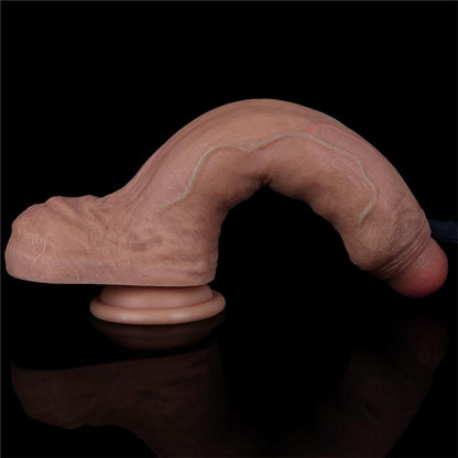 LOVETOY - DUAL LAYER SILICONE DILDO 8.5