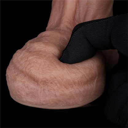 LOVETOY - DUAL LAYER SILICONE DILDO 8.5