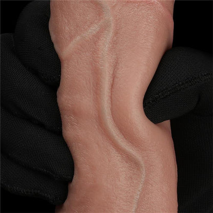 LOVETOY - DUAL LAYER SILICONE DILDO 9