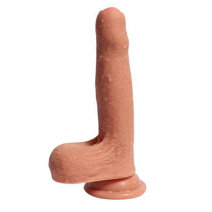 SHEQU - DUAL LAYER SILICONE DILDO AZAZEL 18 CM
