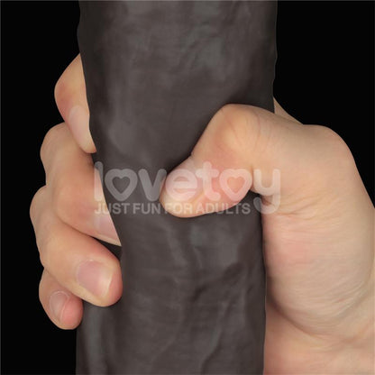 LOVETOY - DUAL LAYERED BENDABLE DILDO XXL 14,5