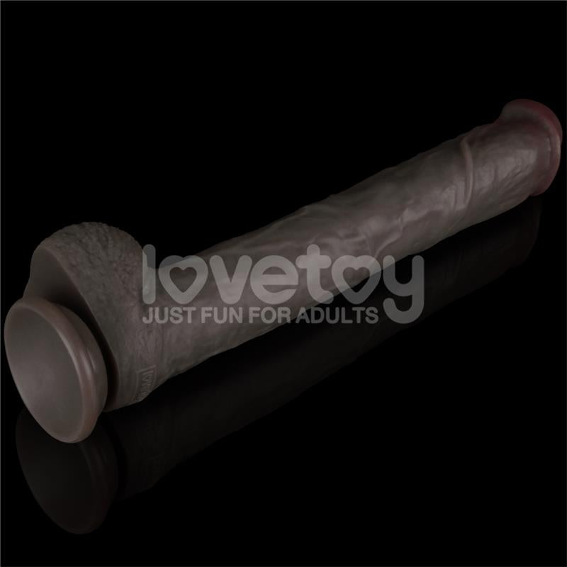 LOVETOY - DUAL LAYERED BENDABLE DILDO XXL 14,5