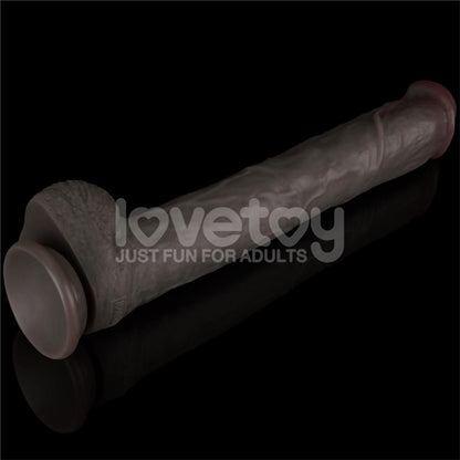 LOVETOY - DUAL LAYERED BENDABLE DILDO XXL 14,5