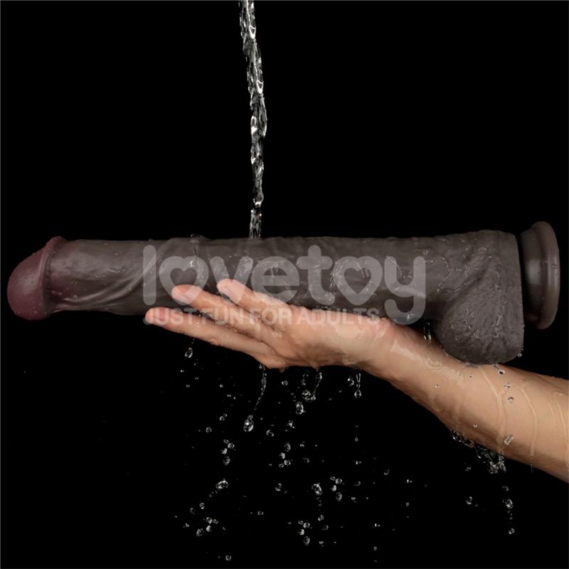 LOVETOY - DUAL LAYERED BENDABLE DILDO XXL 14,5
